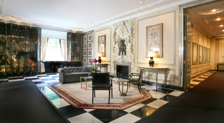 Regency and art deco inspired room.